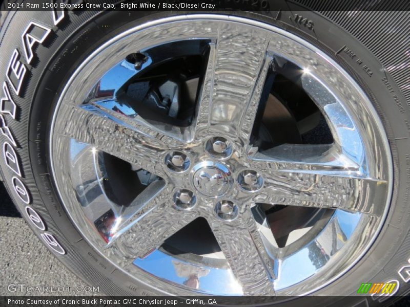 Bright White / Black/Diesel Gray 2014 Ram 1500 Express Crew Cab