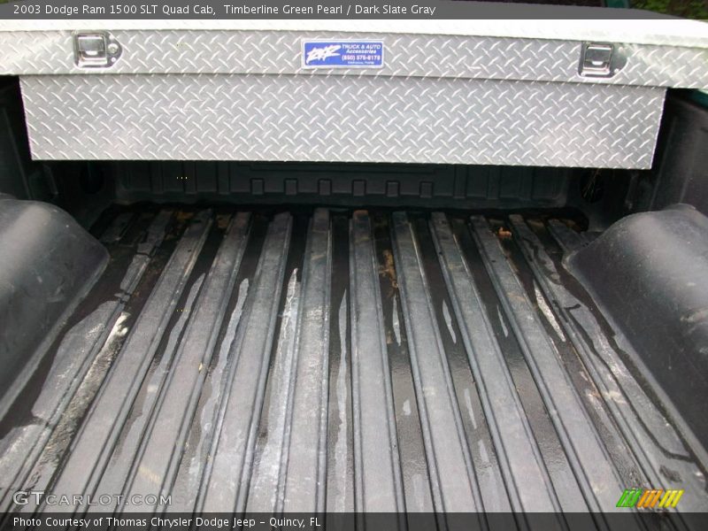 Timberline Green Pearl / Dark Slate Gray 2003 Dodge Ram 1500 SLT Quad Cab