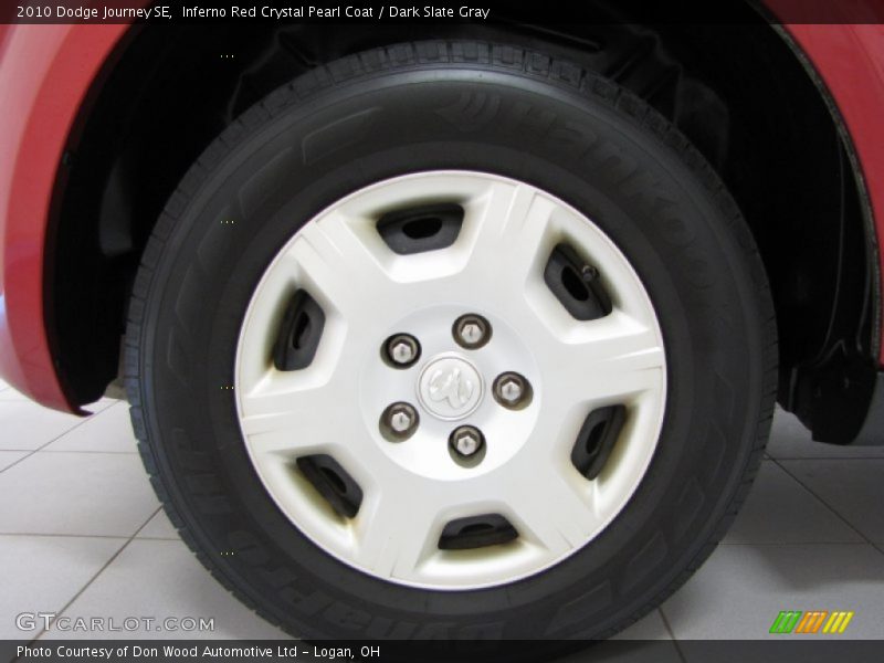 Inferno Red Crystal Pearl Coat / Dark Slate Gray 2010 Dodge Journey SE