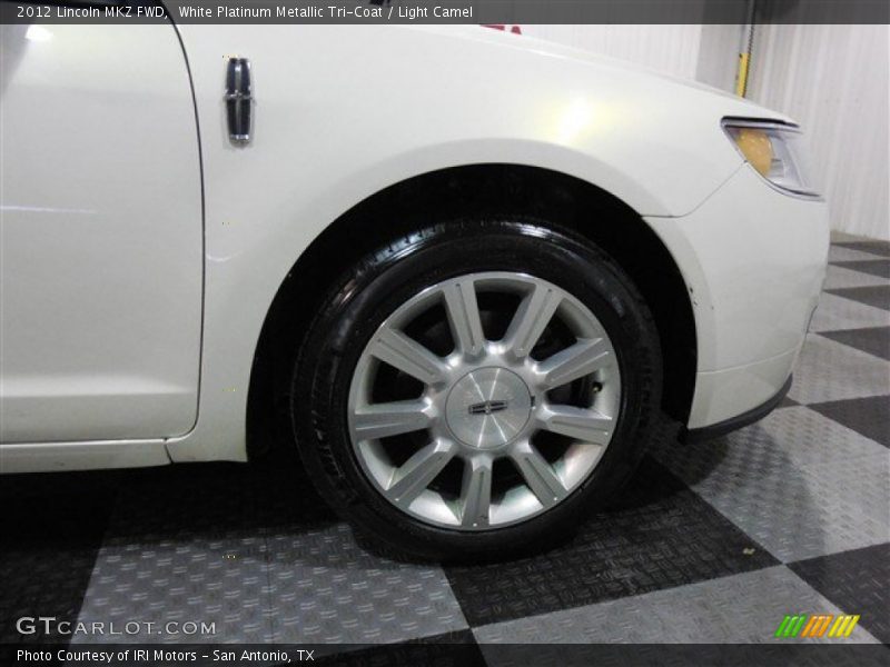 White Platinum Metallic Tri-Coat / Light Camel 2012 Lincoln MKZ FWD