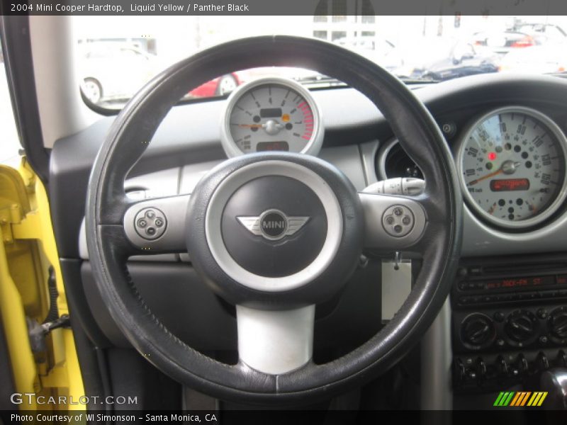 Liquid Yellow / Panther Black 2004 Mini Cooper Hardtop