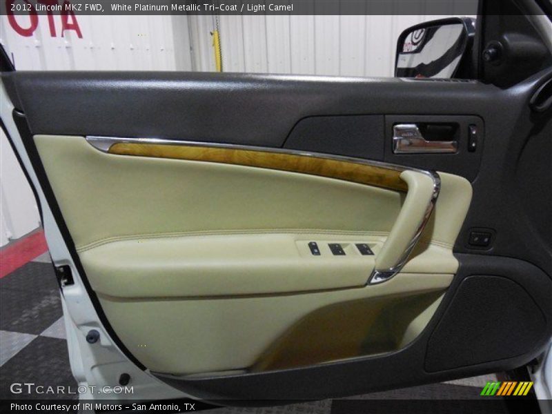 White Platinum Metallic Tri-Coat / Light Camel 2012 Lincoln MKZ FWD