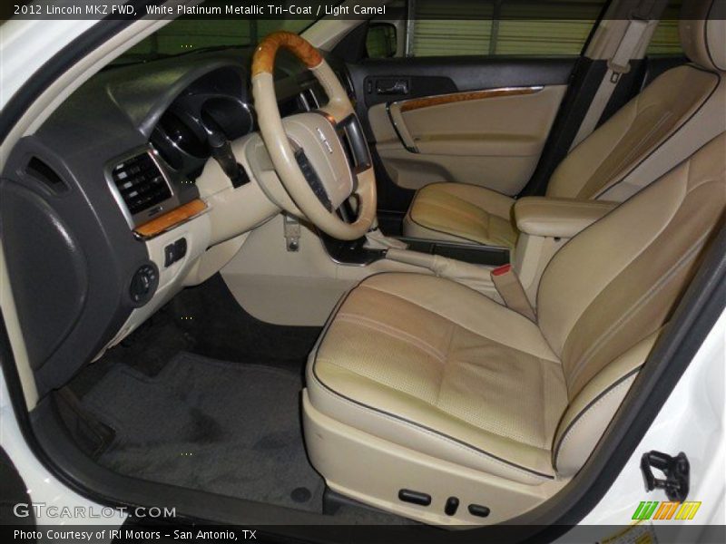 White Platinum Metallic Tri-Coat / Light Camel 2012 Lincoln MKZ FWD