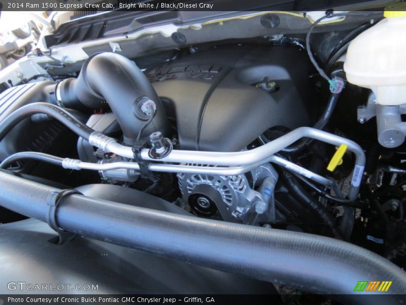 Bright White / Black/Diesel Gray 2014 Ram 1500 Express Crew Cab