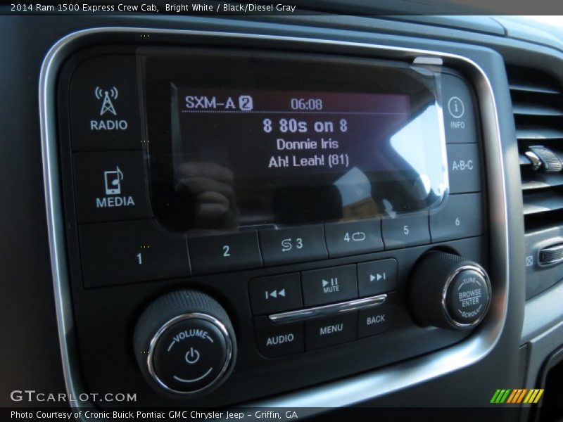 Bright White / Black/Diesel Gray 2014 Ram 1500 Express Crew Cab