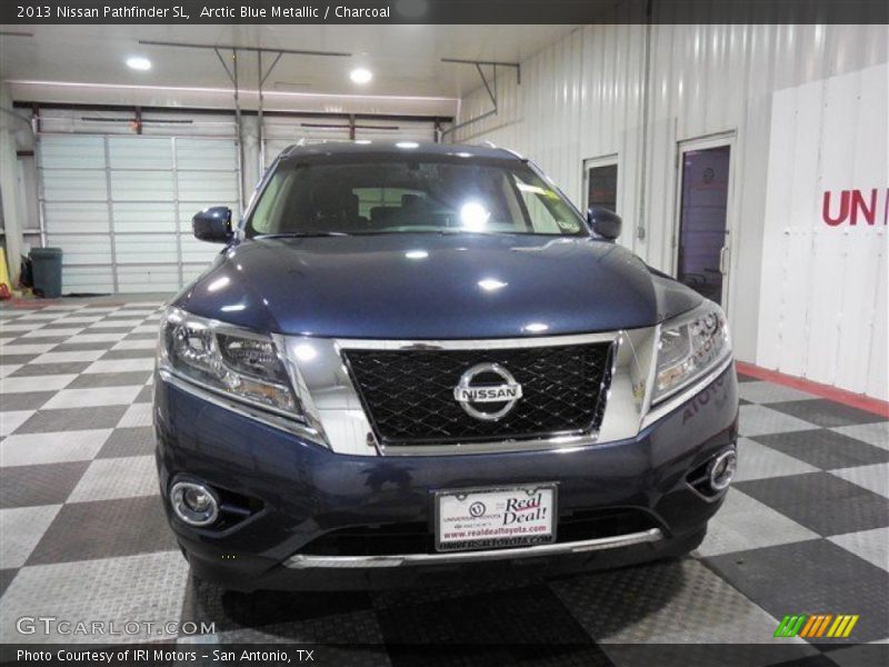 Arctic Blue Metallic / Charcoal 2013 Nissan Pathfinder SL