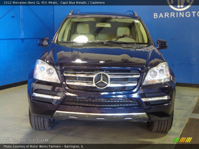 Capri Blue Metallic / Cashmere 2012 Mercedes-Benz GL 450 4Matic