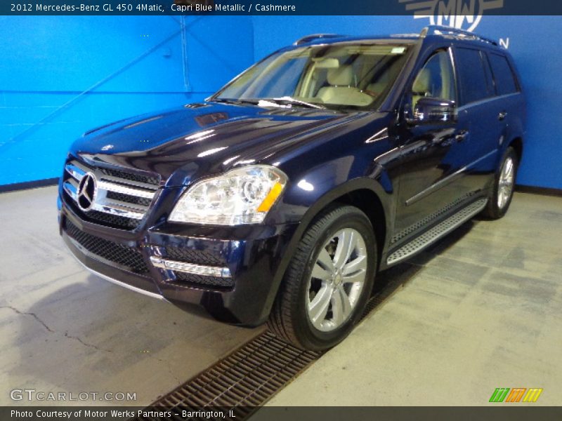 Capri Blue Metallic / Cashmere 2012 Mercedes-Benz GL 450 4Matic