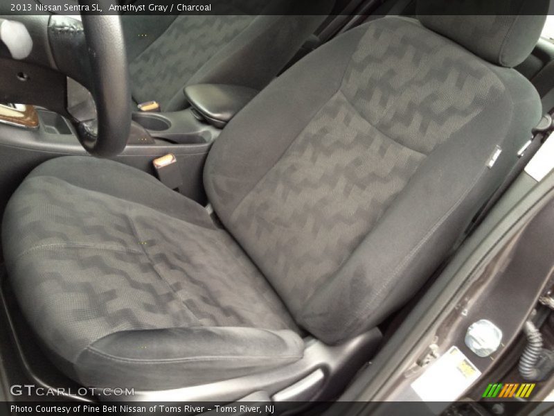 Amethyst Gray / Charcoal 2013 Nissan Sentra SL