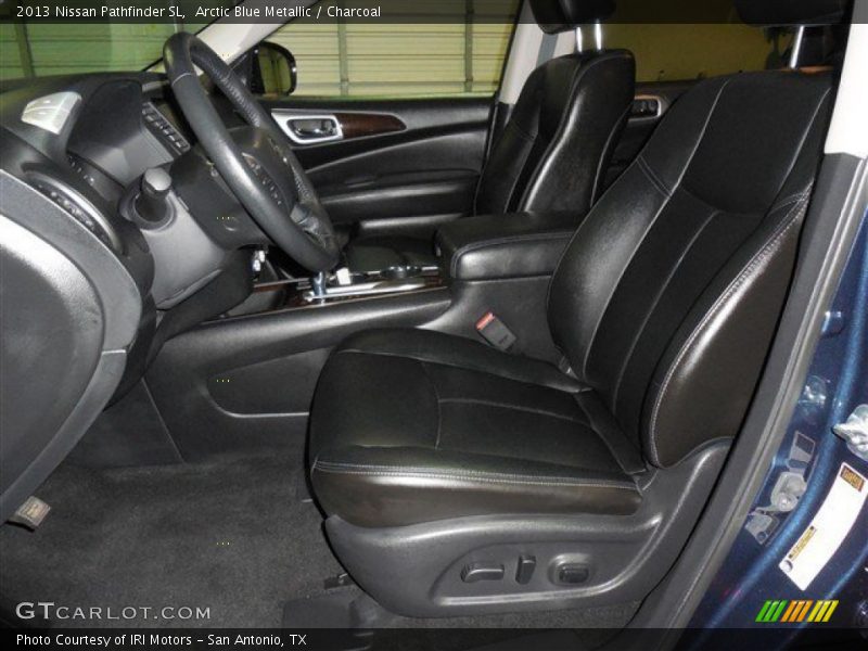 Arctic Blue Metallic / Charcoal 2013 Nissan Pathfinder SL