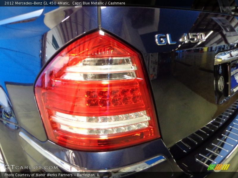 Capri Blue Metallic / Cashmere 2012 Mercedes-Benz GL 450 4Matic