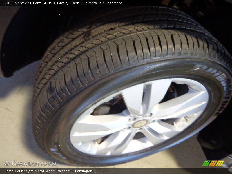 Capri Blue Metallic / Cashmere 2012 Mercedes-Benz GL 450 4Matic