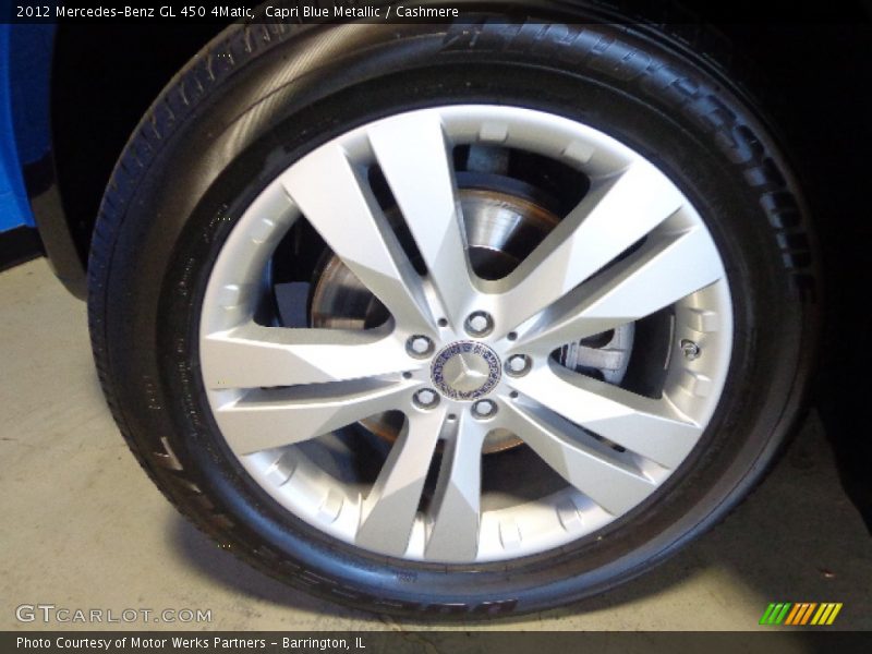 Capri Blue Metallic / Cashmere 2012 Mercedes-Benz GL 450 4Matic