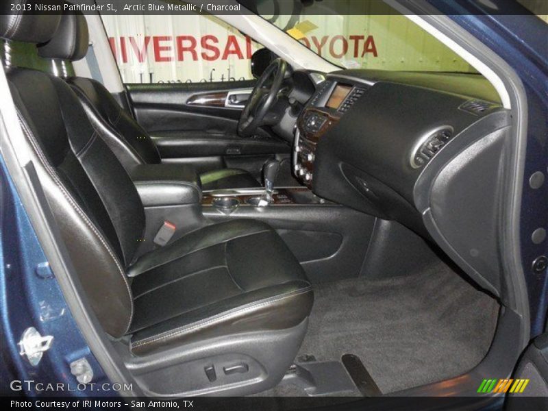 Arctic Blue Metallic / Charcoal 2013 Nissan Pathfinder SL