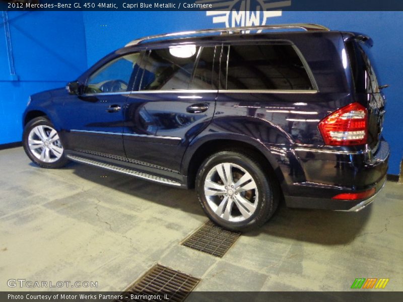 Capri Blue Metallic / Cashmere 2012 Mercedes-Benz GL 450 4Matic