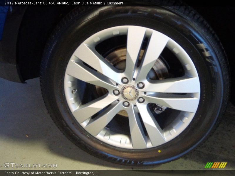 Capri Blue Metallic / Cashmere 2012 Mercedes-Benz GL 450 4Matic