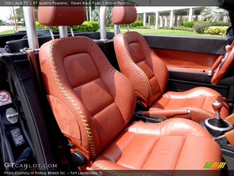  2001 TT 1.8T quattro Roadster Amber Red Interior