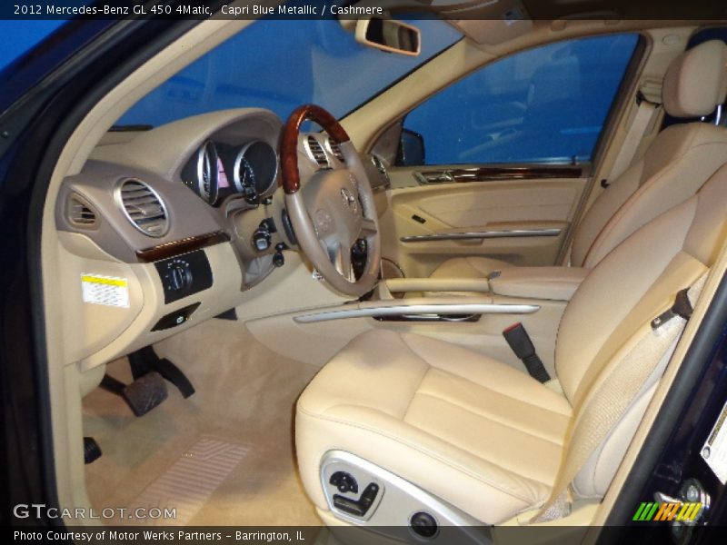 Capri Blue Metallic / Cashmere 2012 Mercedes-Benz GL 450 4Matic