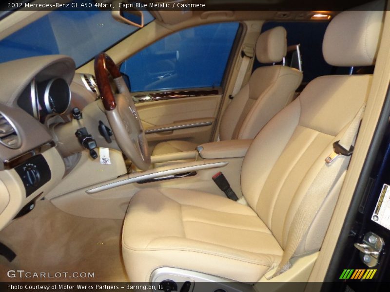Capri Blue Metallic / Cashmere 2012 Mercedes-Benz GL 450 4Matic