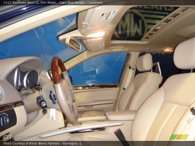 Capri Blue Metallic / Cashmere 2012 Mercedes-Benz GL 450 4Matic