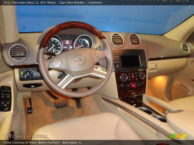 Capri Blue Metallic / Cashmere 2012 Mercedes-Benz GL 450 4Matic