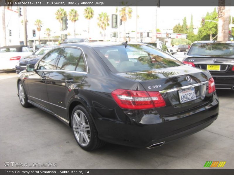 Black / Almond Beige 2010 Mercedes-Benz E 350 Sedan