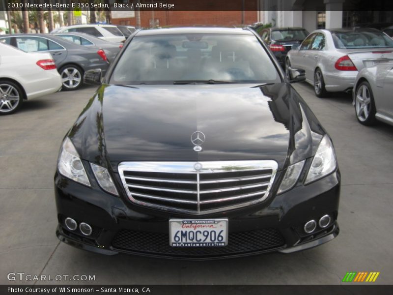 Black / Almond Beige 2010 Mercedes-Benz E 350 Sedan