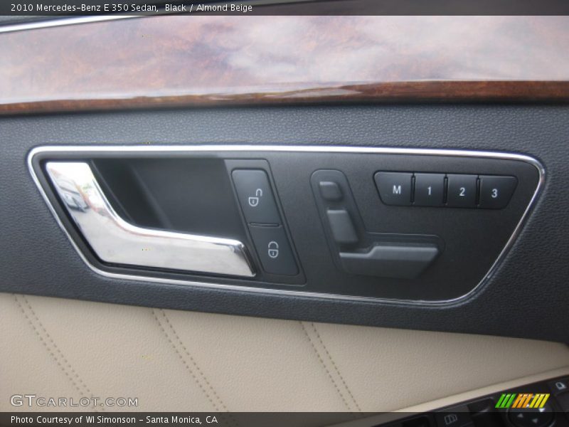 Black / Almond Beige 2010 Mercedes-Benz E 350 Sedan