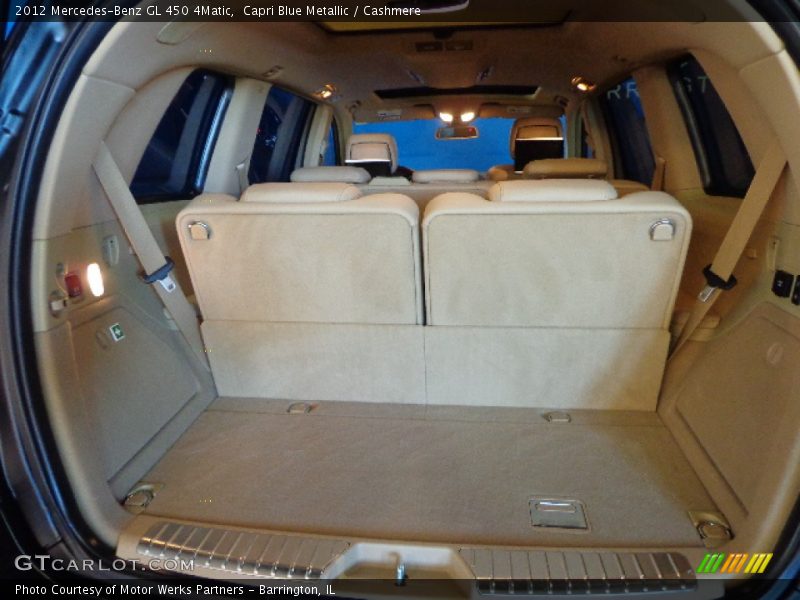 Capri Blue Metallic / Cashmere 2012 Mercedes-Benz GL 450 4Matic