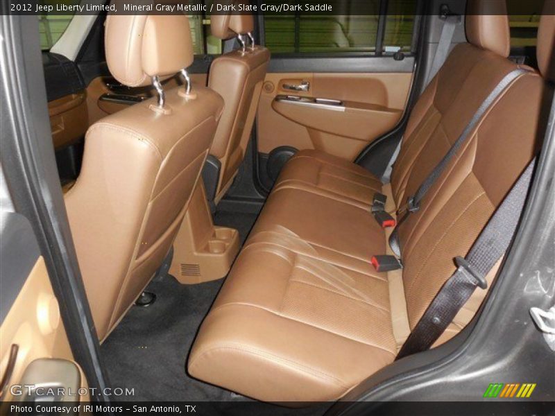 Mineral Gray Metallic / Dark Slate Gray/Dark Saddle 2012 Jeep Liberty Limited