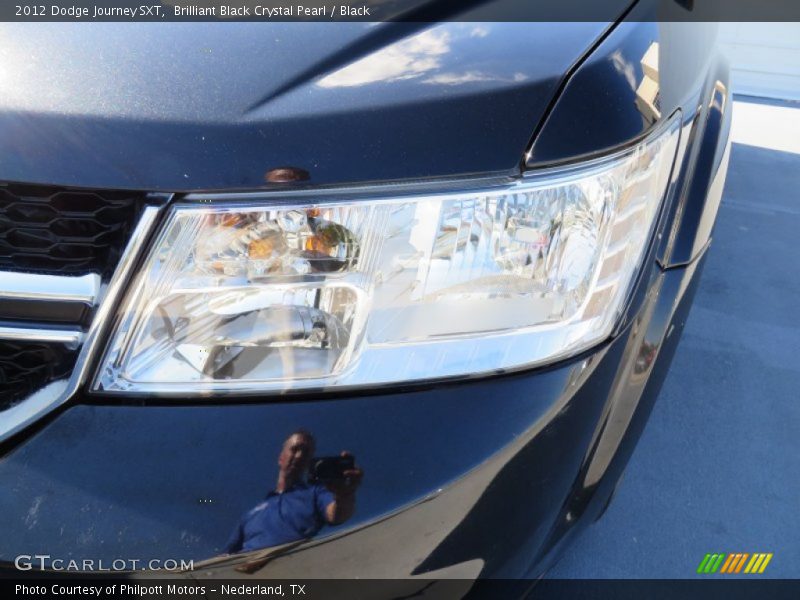 Brilliant Black Crystal Pearl / Black 2012 Dodge Journey SXT