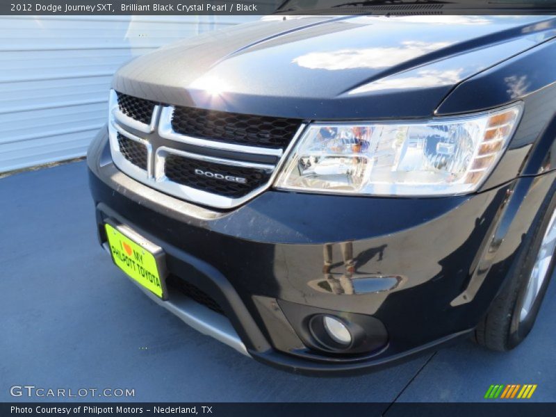 Brilliant Black Crystal Pearl / Black 2012 Dodge Journey SXT