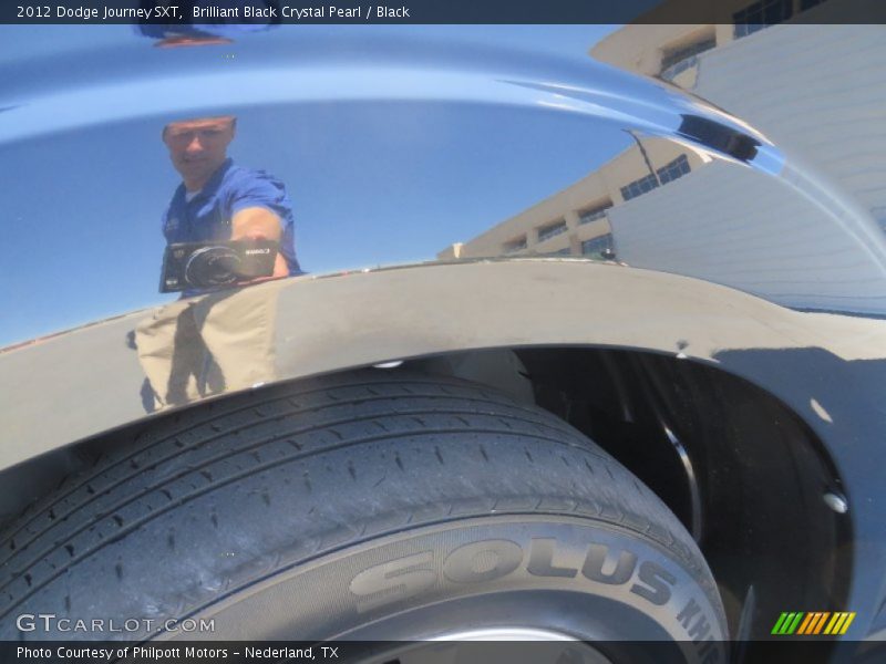 Brilliant Black Crystal Pearl / Black 2012 Dodge Journey SXT