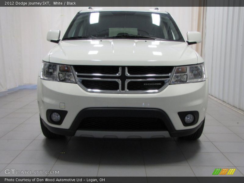 White / Black 2012 Dodge Journey SXT