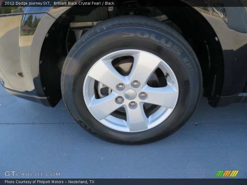 Brilliant Black Crystal Pearl / Black 2012 Dodge Journey SXT