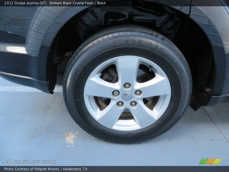 Brilliant Black Crystal Pearl / Black 2012 Dodge Journey SXT