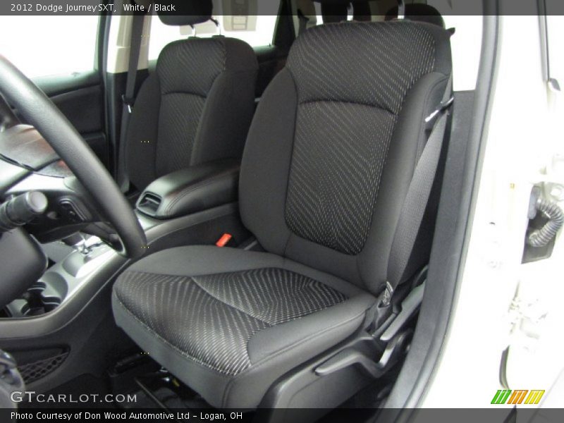 White / Black 2012 Dodge Journey SXT