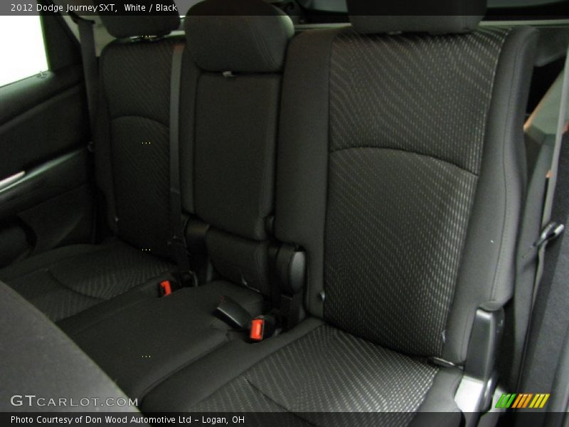 White / Black 2012 Dodge Journey SXT