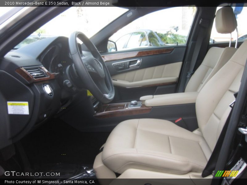 Black / Almond Beige 2010 Mercedes-Benz E 350 Sedan