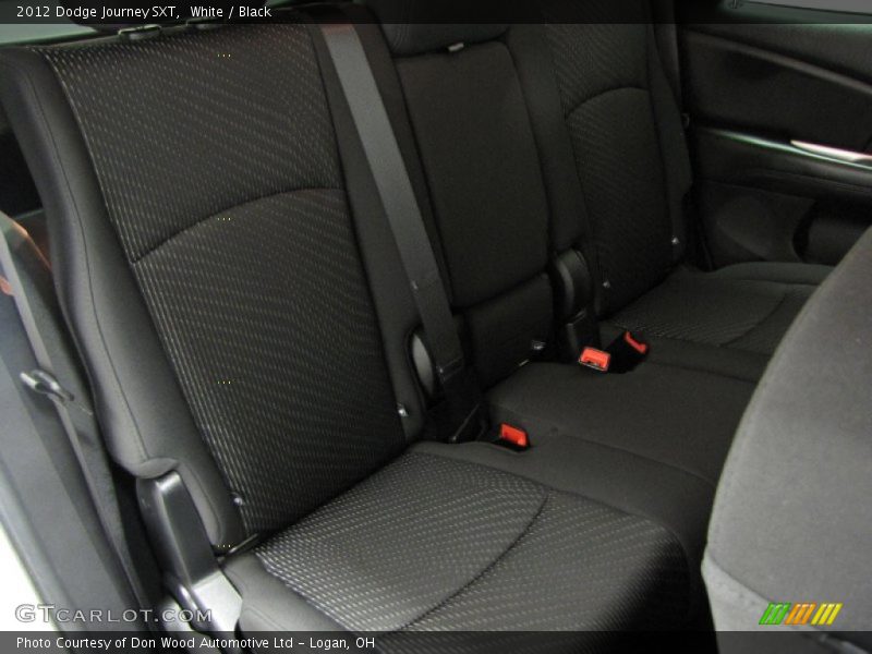White / Black 2012 Dodge Journey SXT