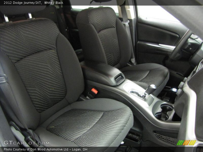 White / Black 2012 Dodge Journey SXT