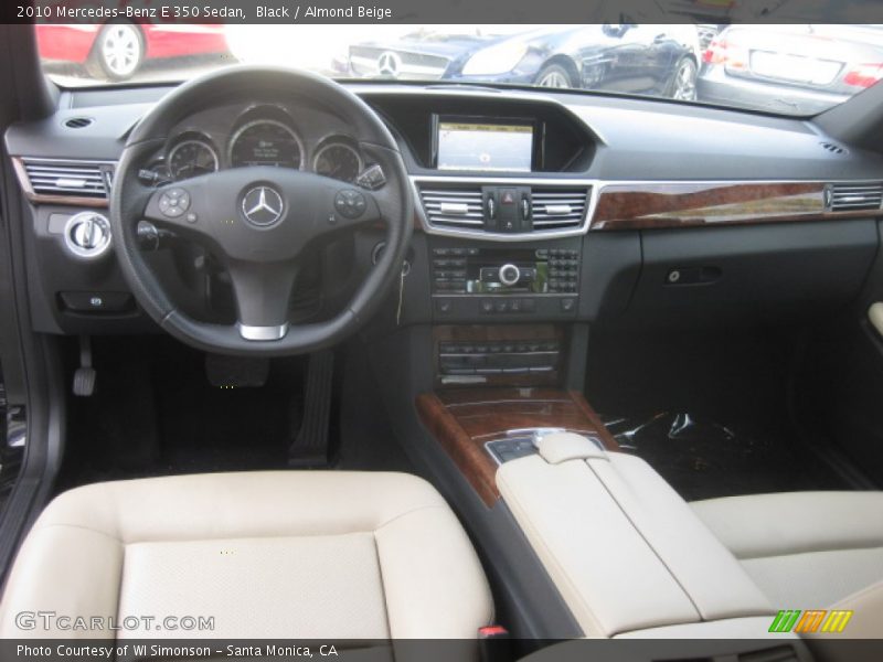 Black / Almond Beige 2010 Mercedes-Benz E 350 Sedan
