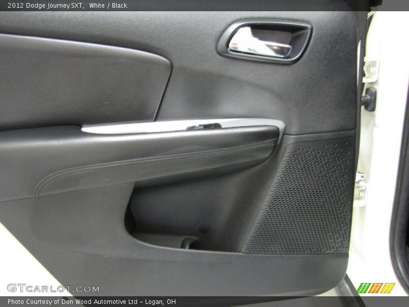 White / Black 2012 Dodge Journey SXT