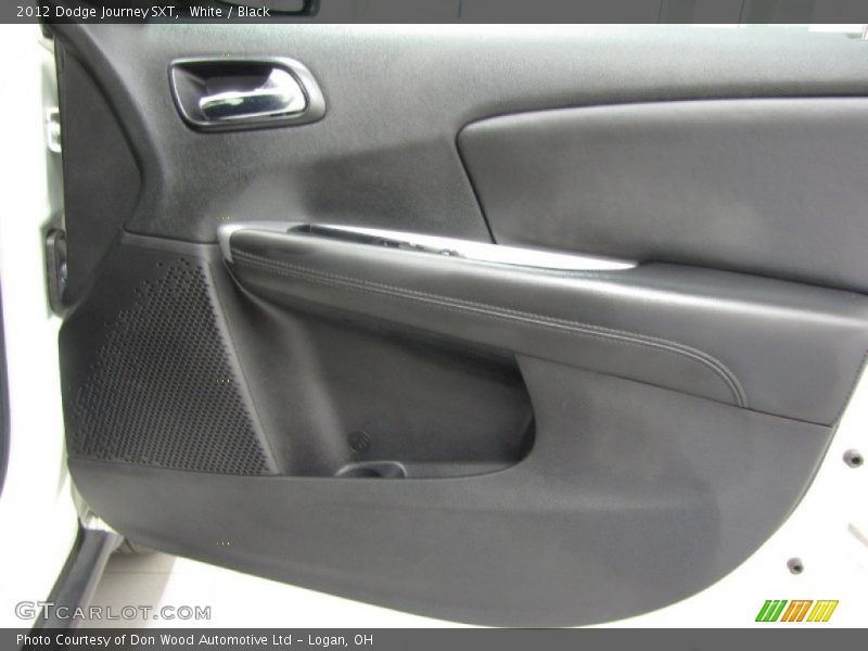 White / Black 2012 Dodge Journey SXT