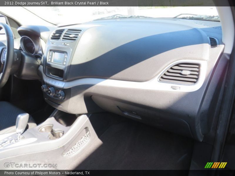 Brilliant Black Crystal Pearl / Black 2012 Dodge Journey SXT