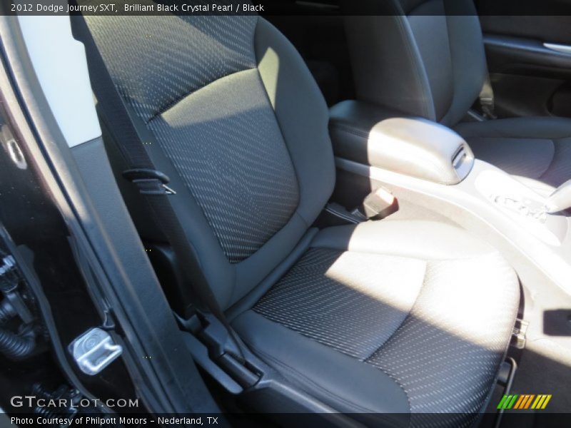 Brilliant Black Crystal Pearl / Black 2012 Dodge Journey SXT