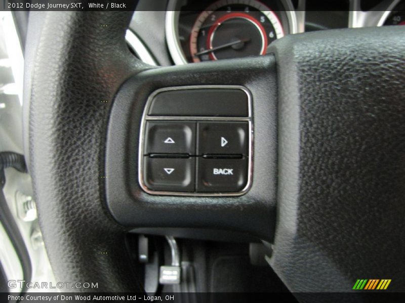 White / Black 2012 Dodge Journey SXT