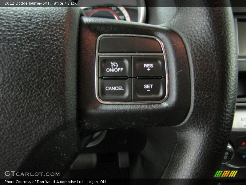 White / Black 2012 Dodge Journey SXT