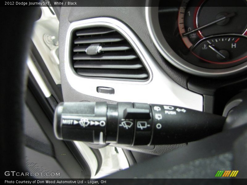 White / Black 2012 Dodge Journey SXT