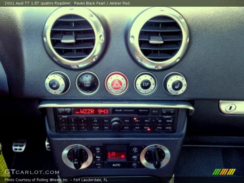 Controls of 2001 TT 1.8T quattro Roadster